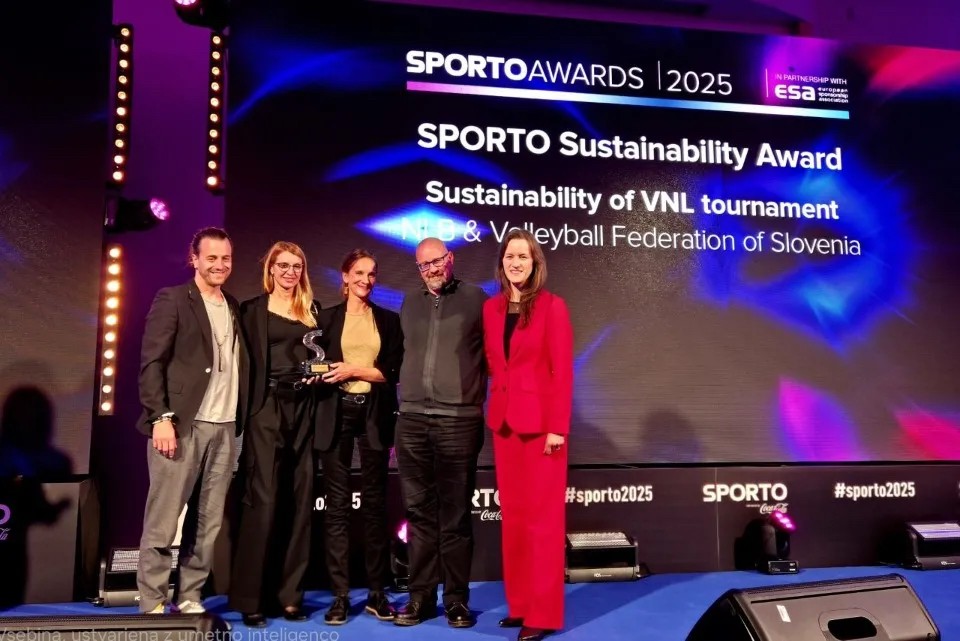 NLB priznanje za najbolj trajnostno kampanjo na konferenci Sporto 